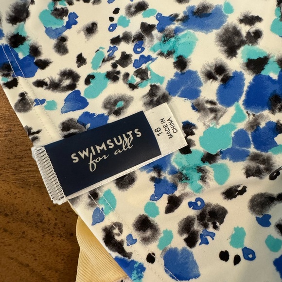 Swimsuits for All - Tie Front Underwire Tankini Top - 16 - NWOT - Picture 9 of 10